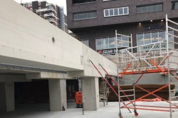 Residential tower and parking garage Emmen 