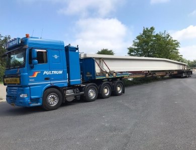 37 meter cantilever beam Uedem (Germany) 